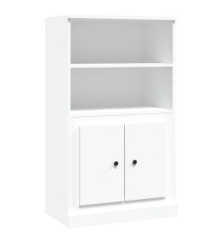 Buffet haut blanc 60x35,5x103,5 cm bois d'ingénierie