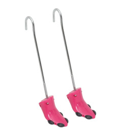 Tendeurs de bottes et chausse-pied rose EU 34-40 plastique