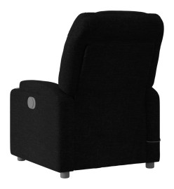 Fauteuil de massage inclinable Noir Tissu