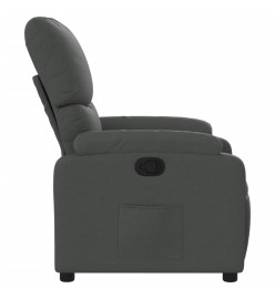 Fauteuil inclinable Gris foncé Tissu