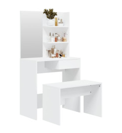 Ensemble de coiffeuse Blanc 74,5x40x141 cm