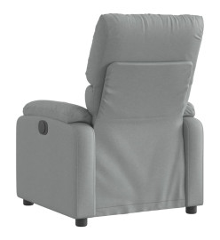 Fauteuil inclinable Gris clair Tissu