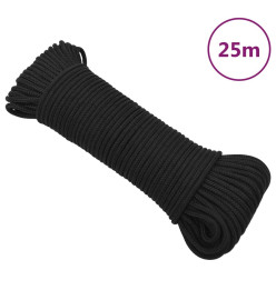 Corde de bateau Noir complet 5 mm 25 m Polypropylène