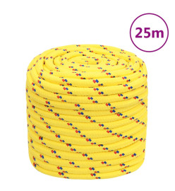 Corde de bateau Jaune 16 mm 25 m Polypropylène