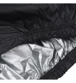 Housse de motocyclette noir 230x95x125 cm oxford 210D