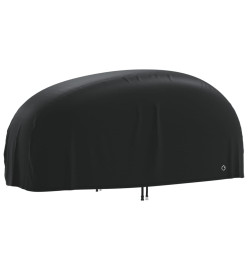 Housse de motocyclette noir 265x105x125 cm oxford 210D