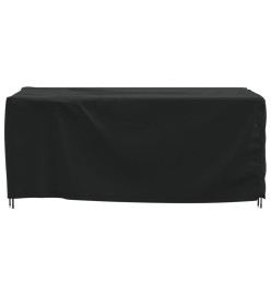 Housse de salon de jardin noir 200x165x80 cm oxford 420D