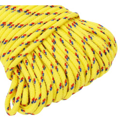 Corde de bateau Jaune 5 mm 100 m Polypropylène