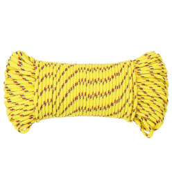 Corde de bateau Jaune 5 mm 250 m Polypropylène