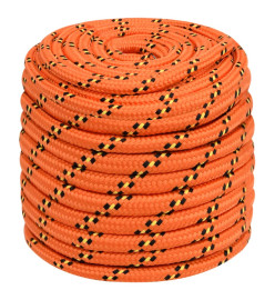 Corde de bateau Orange 18 mm 25 m Polypropylène