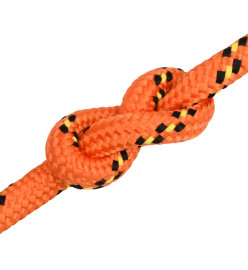 Corde de bateau Orange 18 mm 25 m Polypropylène