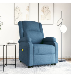 Fauteuil de massage Bleu Tissu