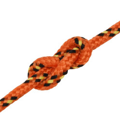 Corde de bateau Orange 4 mm 100 m Polypropylène