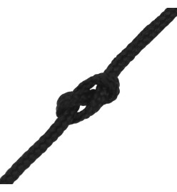 Corde de bateau Noir complet 4 mm 25 m Polypropylène