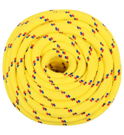 Corde de bateau Jaune 18 mm 50 m Polypropylène