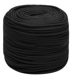 Corde de bateau Noir complet 6 mm 250 m polypropylène