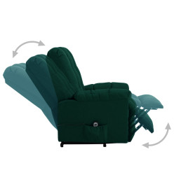 Fauteuil Vert foncé Tissu