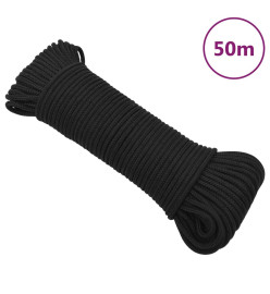 Corde de bateau Noir complet 5 mm 50 m Polypropylène