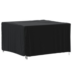 Housse de salon de jardin noir 125x125x74 cm oxford 420D