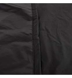 Housse de motocyclette noir 220x95x110 cm oxford 210D