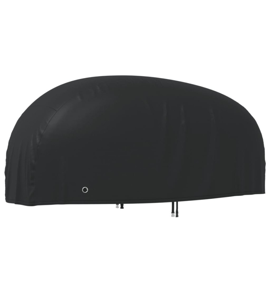 Housse de motocyclette noir 245x105x125 cm oxford 210D