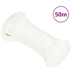 Corde de bateau Blanc complet 5 mm 50 m Polypropylène