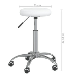 Tabouret de massage Similicuir Blanc