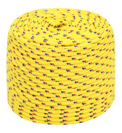 Corde de bateau Jaune 8 mm 250 m Polypropylène