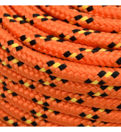 Corde de bateau Orange 6 mm 250 m Polypropylène