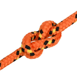 Corde de bateau Orange 6 mm 250 m Polypropylène