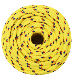 Corde de bateau Jaune 14 mm 100 m Polypropylène