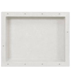 Niche de douche Blanc mat 41x51x10 cm