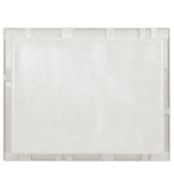 Niche de douche Blanc mat 41x51x10 cm