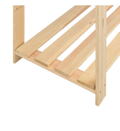 Étagères de rangement à 5 niveaux 10pcs 170x38x170cm Pin 500 kg