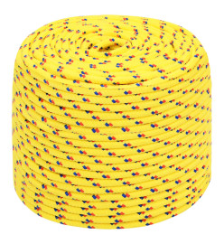 Corde de bateau Jaune 8 mm 50 m Polypropylène