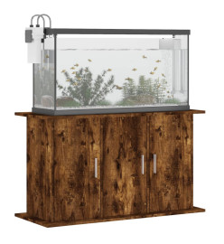 Support pour aquarium chêne fumé 101x41x58 cm bois d'ingénierie