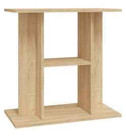 Support pour aquarium chêne sonoma 60x30x60cm bois d'ingénierie