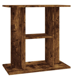 Support pour aquarium chêne fumé 60x30x60 cm bois d'ingénierie