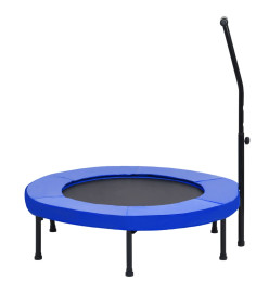 Trampoline de fitness avec poignée et coussin de sécurité 102cm