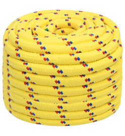 Corde de bateau Jaune 20 mm 50 m Polypropylène