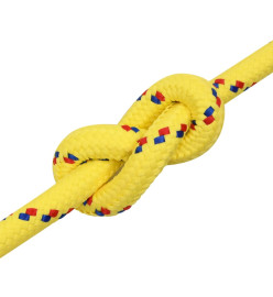 Corde de bateau Jaune 20 mm 50 m Polypropylène