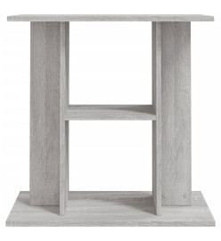 Support pour aquarium sonoma gris 60x30x60 cm bois d'ingénierie