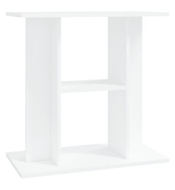 Support pour aquarium blanc 60x30x60 cm bois d'ingénierie