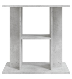 Support pour aquarium gris béton 60x30x60 cm bois d'ingénierie