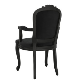 Chaises à manger 2 pcs noir 62x59,5x100,5 cm velours