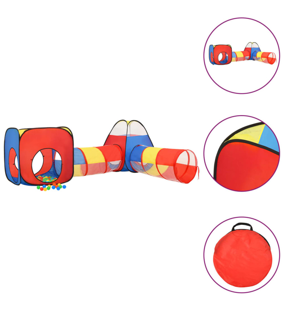 Tente de jeu pour enfants avec 250 balles Multicolore