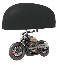 Housses de motocyclette 2 pcs 230x95x125 cm tissu oxford 210D