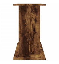 Support pour aquarium chêne fumé 80x35x60 cm bois d'ingénierie