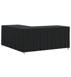 Housses pour canapé en forme de L 2 pcs 215x215x86 cm 420D