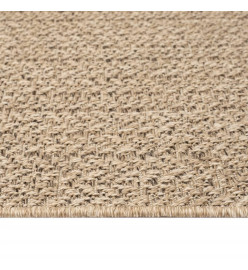 Tapis 200x290 cm aspect jute intérieur et extérieur